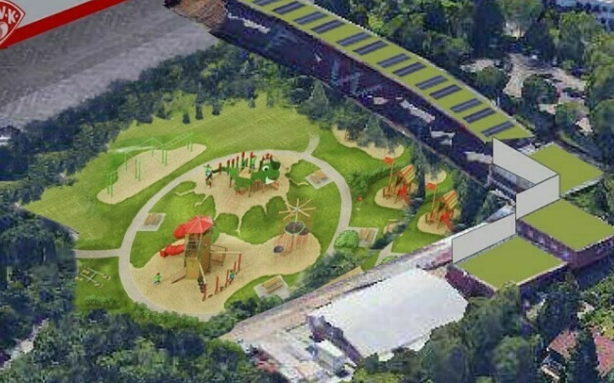 Stadionentwurf Wuerzburger Kickers 2021 Park Garten Stadionentwurf Wuerzburger Kickers 2021 Park Garten