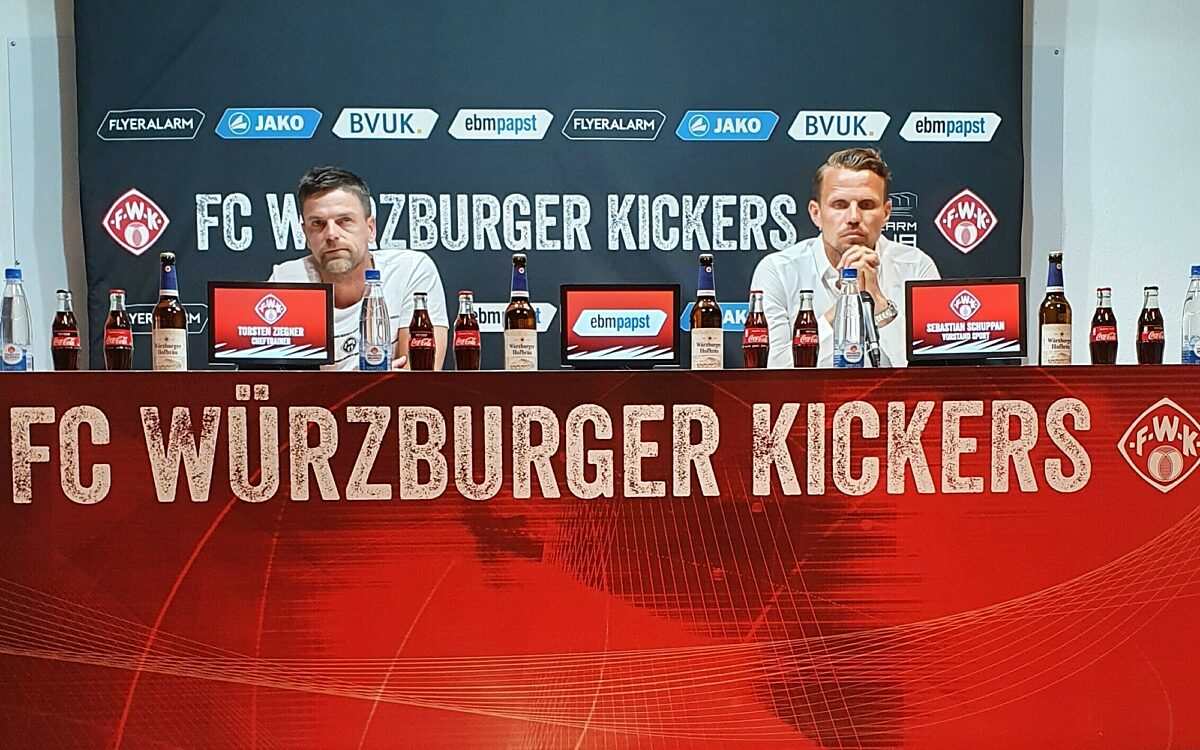 Thorsten Ziegner Trainer Wuerzburger Kickers Vorstand Sport Sebastian Schuppan mtime20210614122222focalnone Thorsten Ziegner Trainer Wuerzburger Kickers Vorstand Sport Sebastian Schuppan mtime20210614122222focalnone