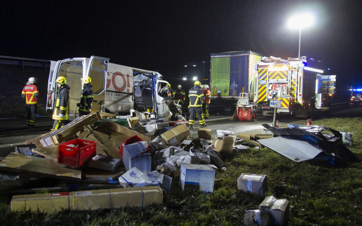 Unfall A7 Werneck Unfall A7 Werneck