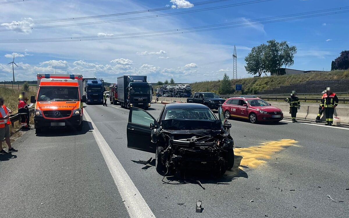 Unfall Kreuz Biebelried Unfall Kreuz Biebelried