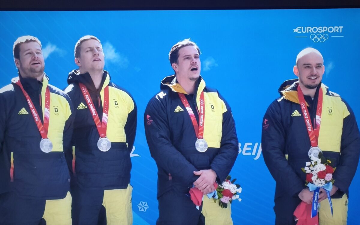 Viererbob Christian Rasp Olympia Medaille 3 Viererbob Christian Rasp Olympia Medaille 3