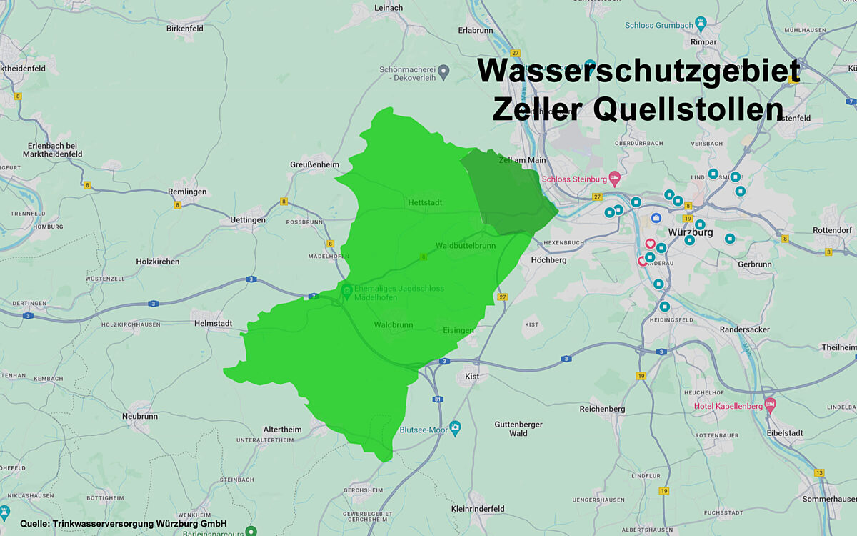 Wasserschutzgebiet Zeller Quellstollen Wasserschutzgebiet Zeller Quellstollen