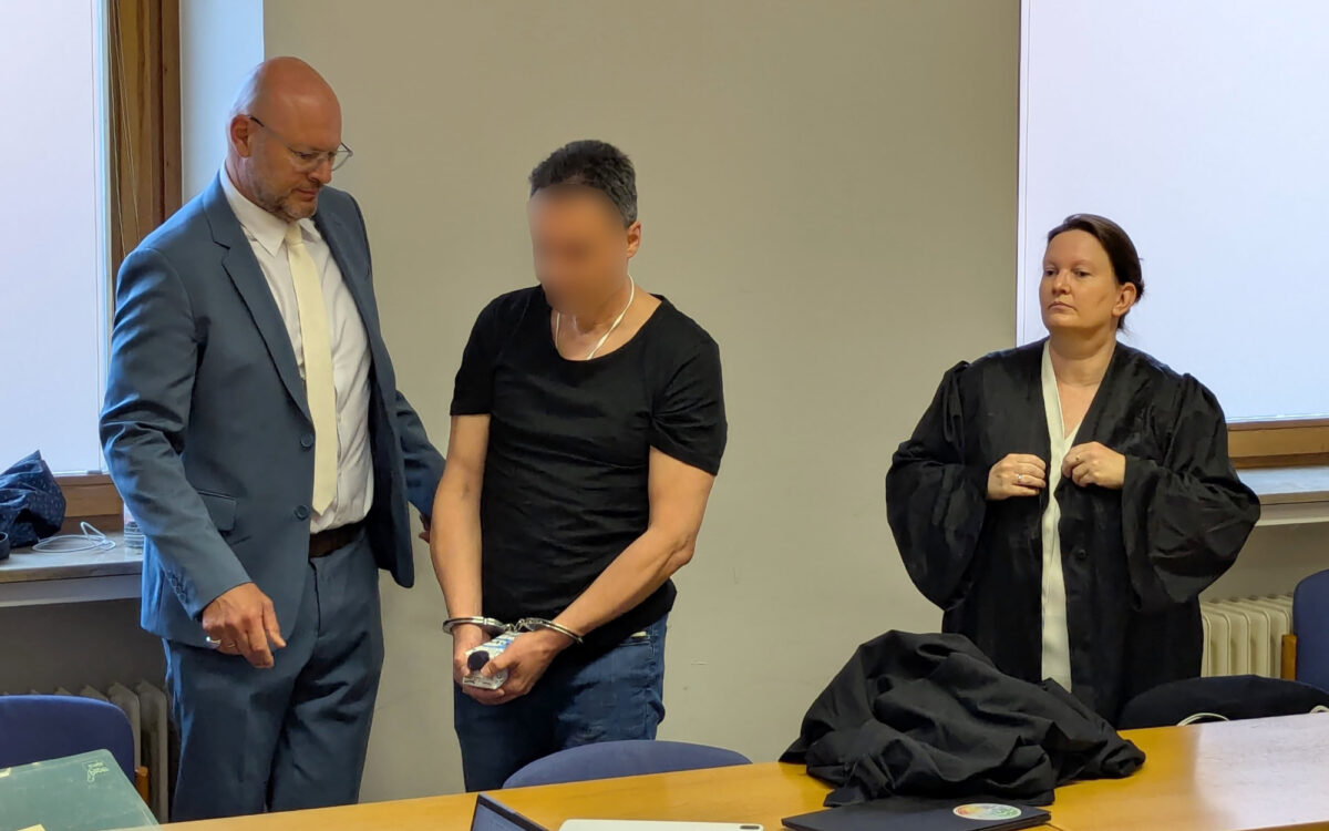 Der Angeklagte im Hammer Prozess Grafenrheinfeld Der Angeklagte im Hammer Prozess Grafenrheinfeld