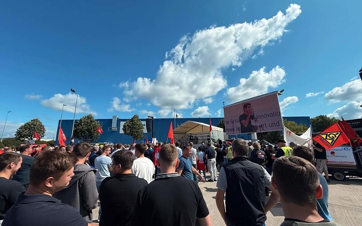 Großdemo bei ZF am 29.7.25 Großdemo bei ZF am 29.7.25