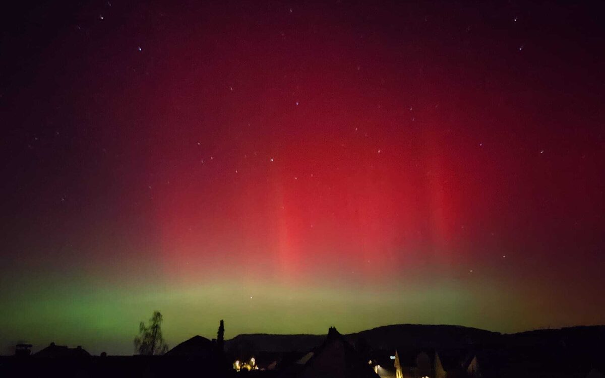 Polarlichter Thüngersheim 2 Polarlichter Thüngersheim 2