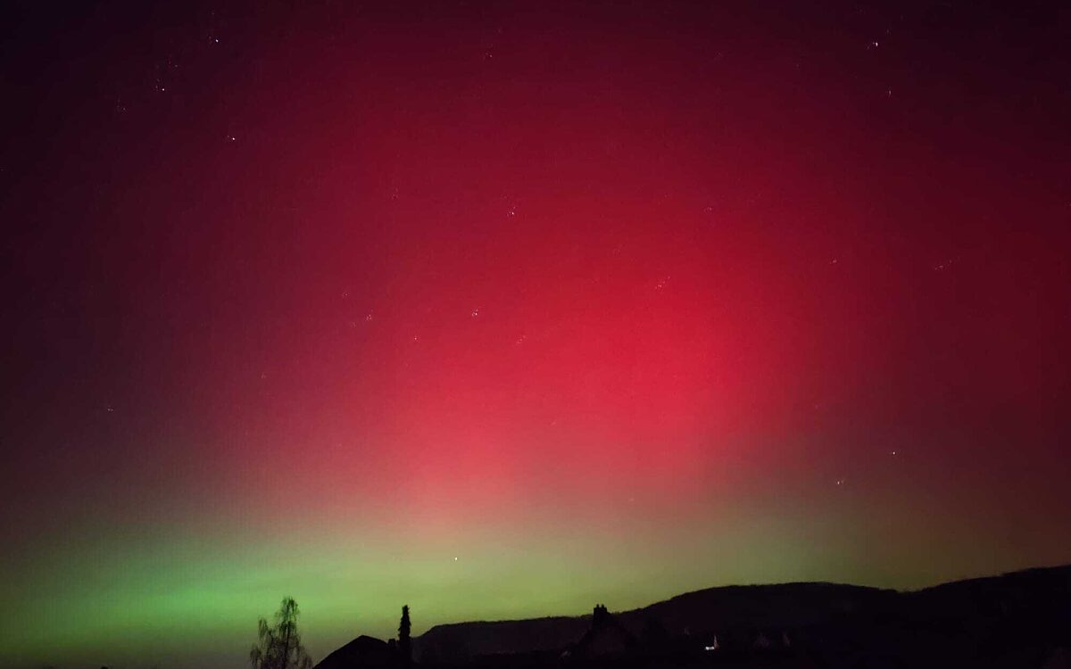 Polarlichter Thüngersheim 1