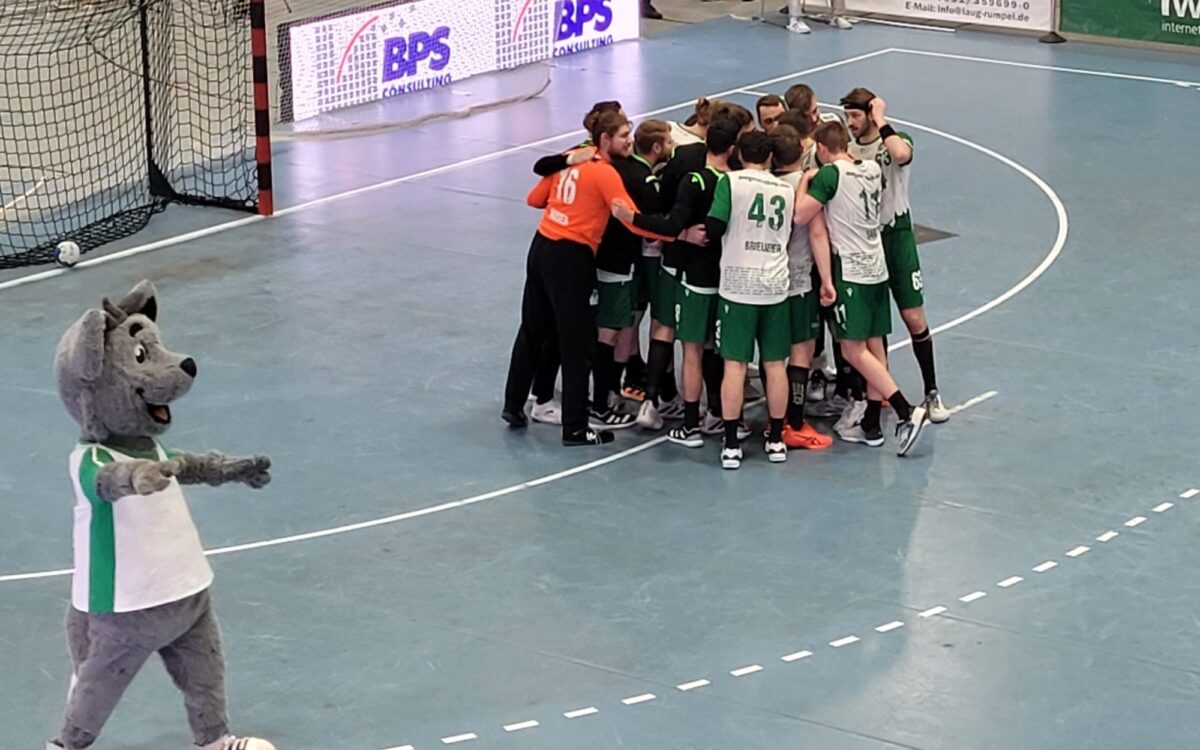 Wuerzburg Woelfe Sieg Handball Wuerzburg Woelfe Sieg Handball