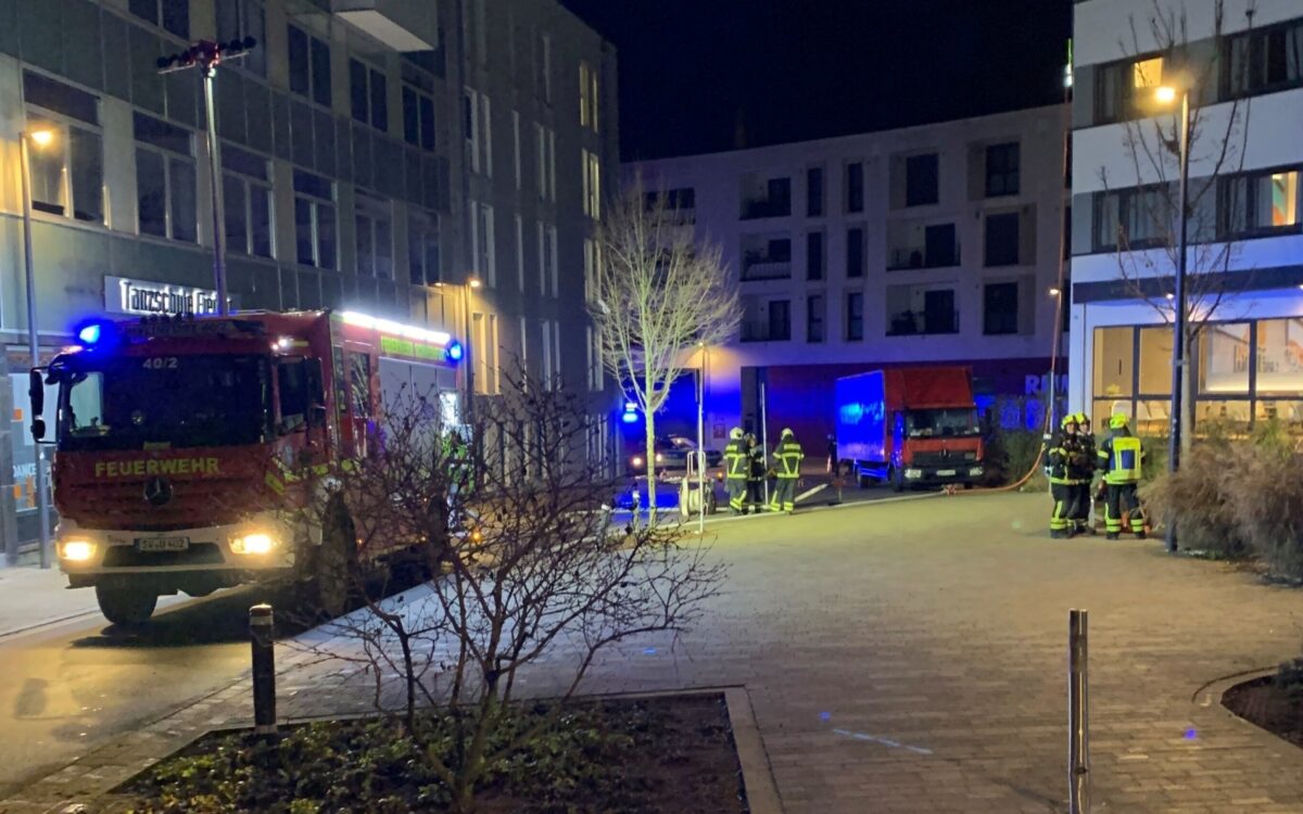 Zimmerbrand in einem Hotel in der Schweinfurter Hadergasse
