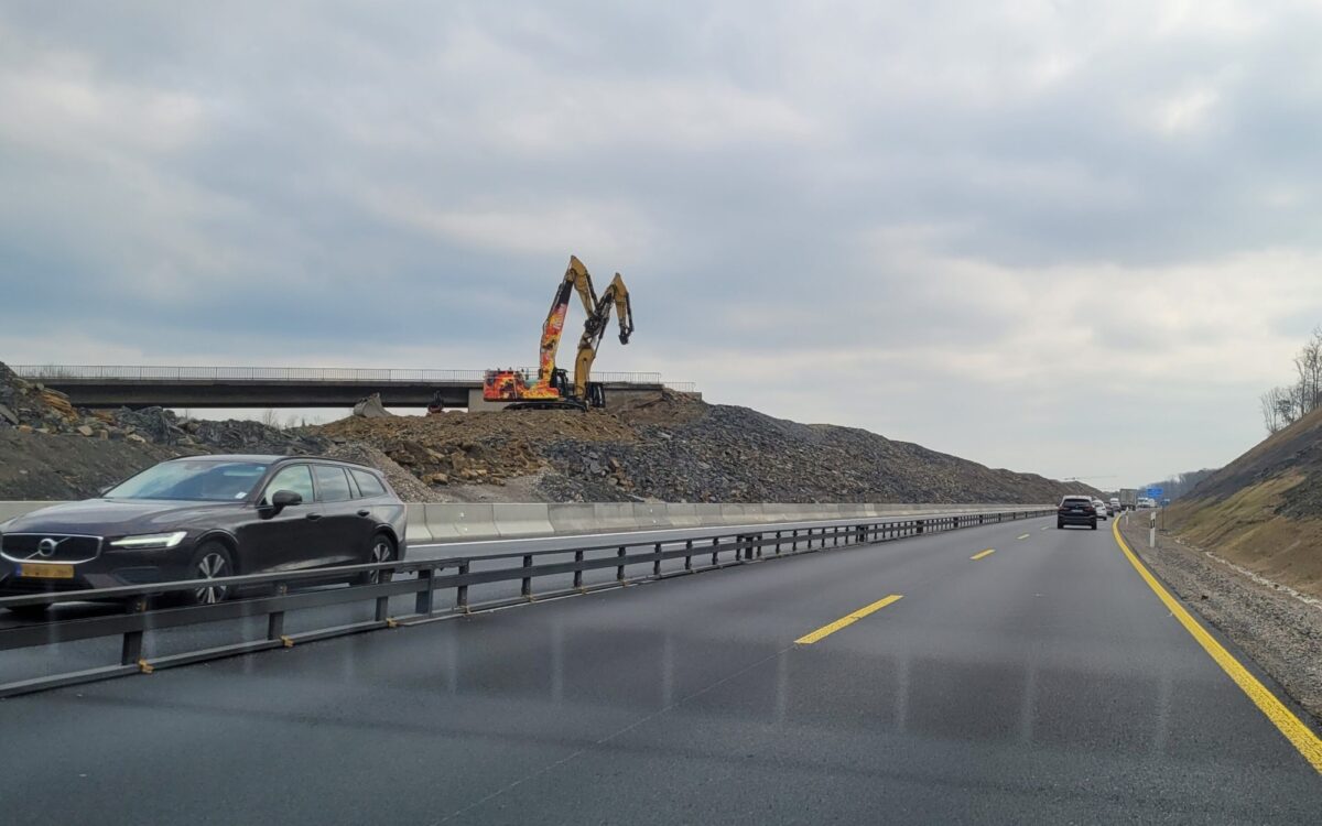 Baustelle auf der A3 Baustelle auf der A3
