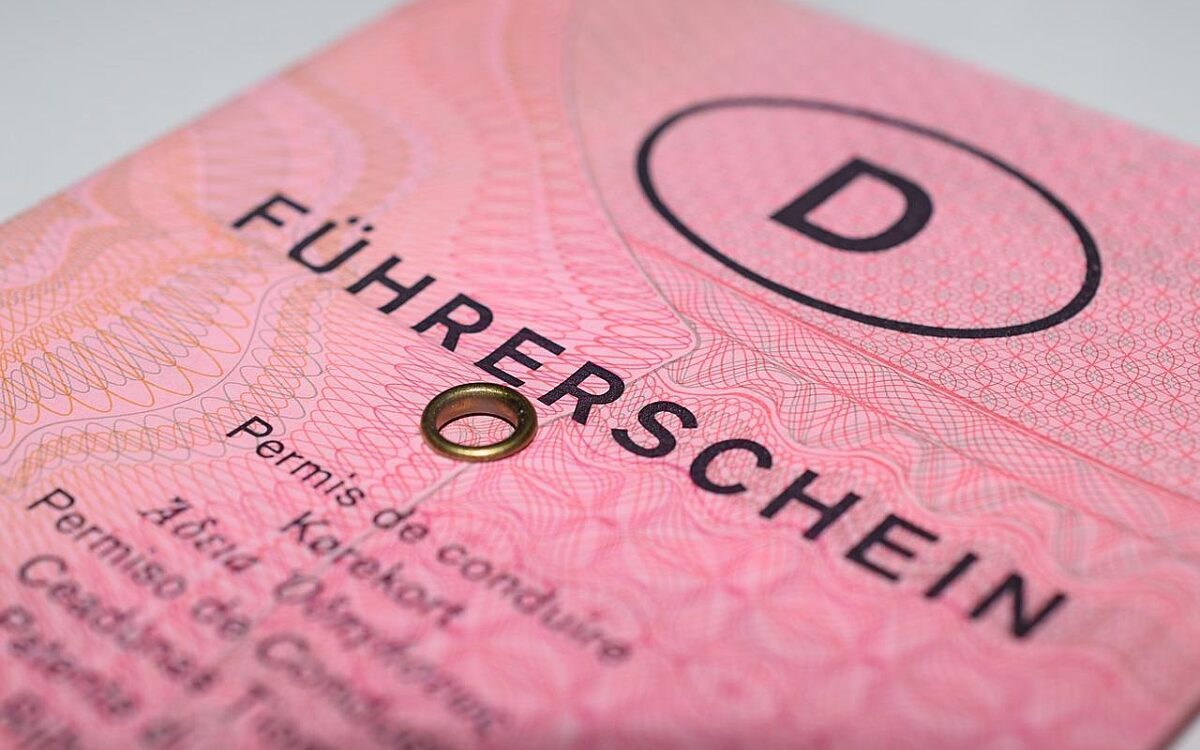 Alter Papierfuehrerschein Alter Papierfuehrerschein