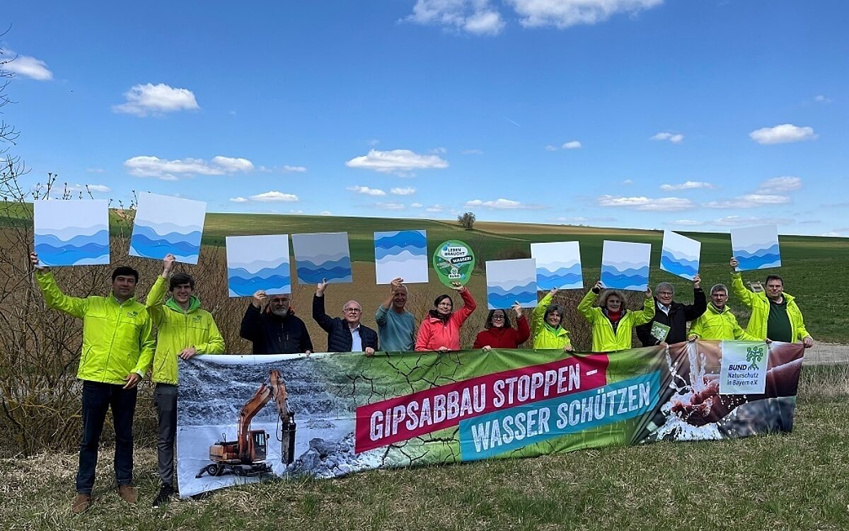 Der Landesvorstand des Bund Naturschutz bei einem Termin in Altertheim Der Landesvorstand des Bund Naturschutz bei einem Termin in Altertheim