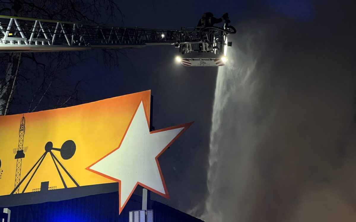 Großbrand im Freizeitland Geiselwind Großbrand im Freizeitland Geiselwind