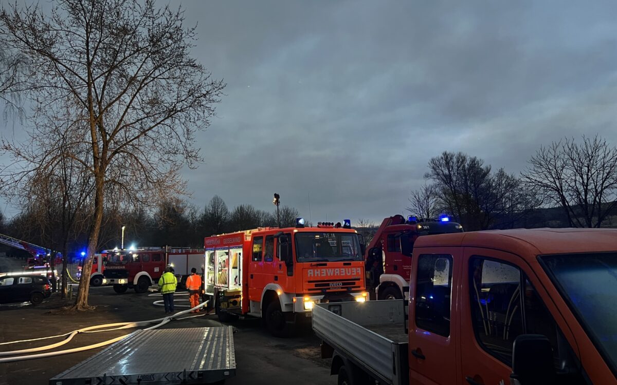 Großbrand im Freizeitland Geiselwind Großbrand im Freizeitland Geiselwind