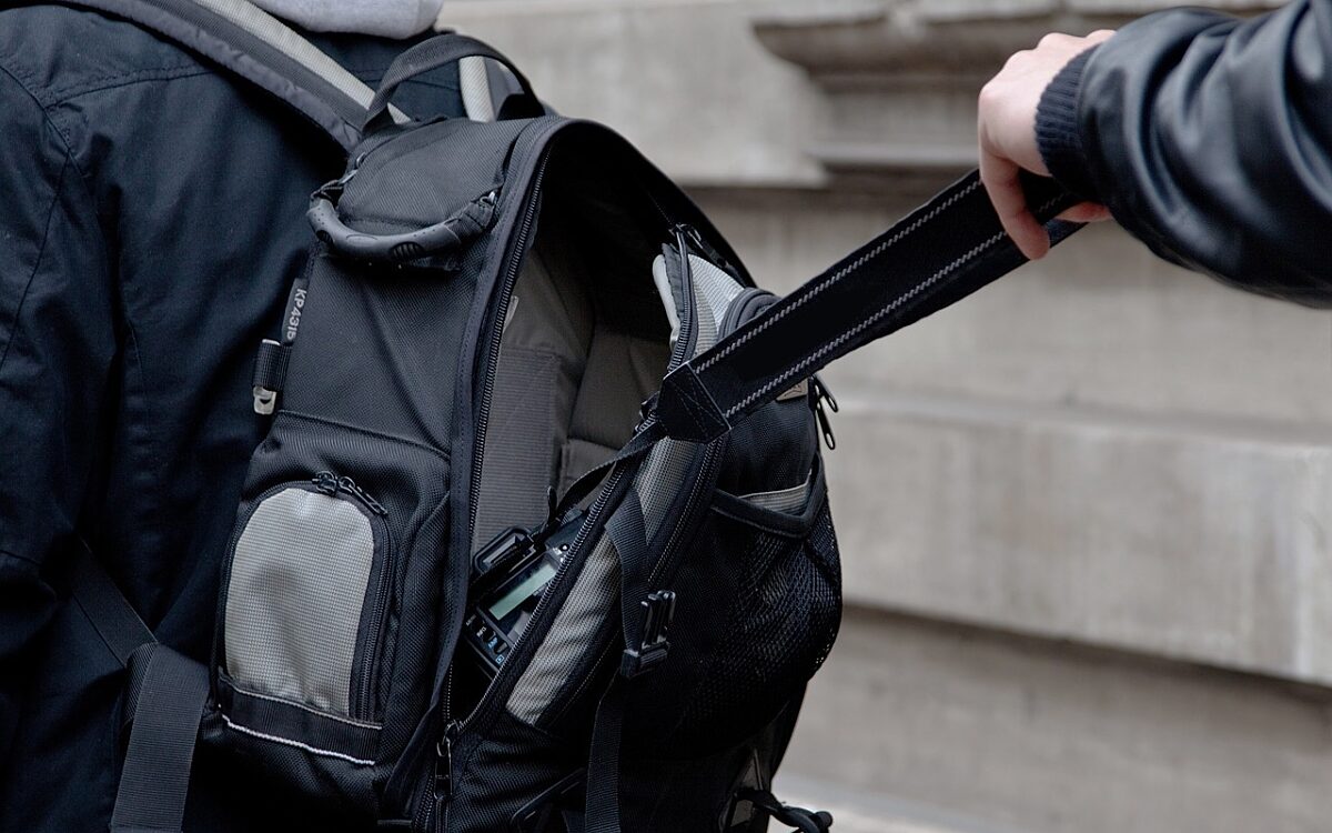 Rucksack Kamera Dieb