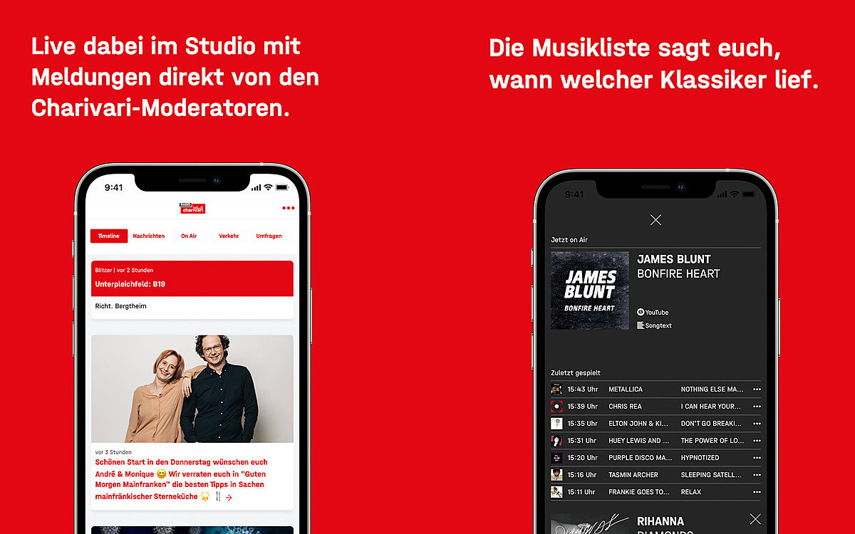 Charivari App Funktionen Charivari App Funktionen