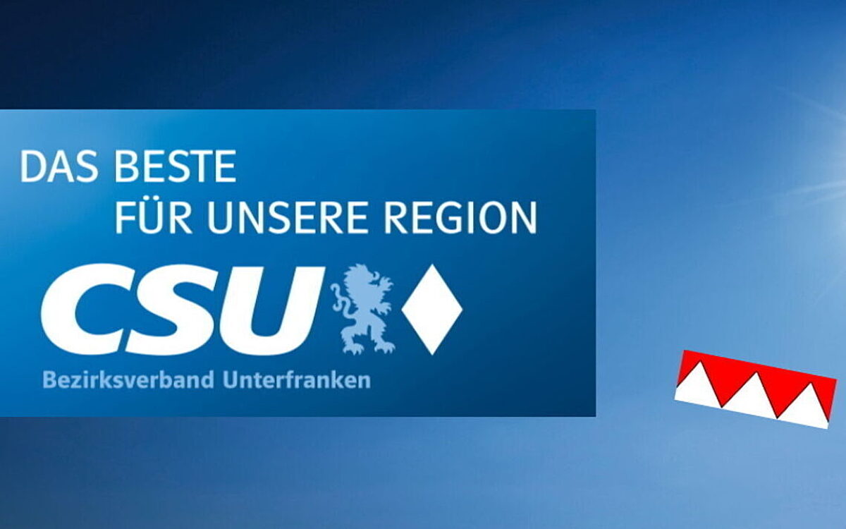 Das Logo der CSU Unterfranken Das Logo der CSU Unterfranken