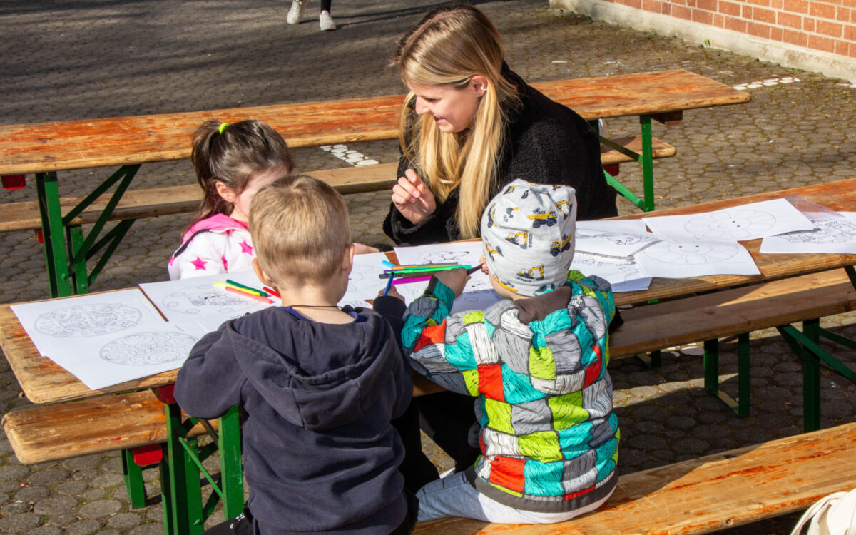 Drei ukrainische Kleinkinder werden in Versbach betreut Drei ukrainische Kleinkinder werden in Versbach betreut