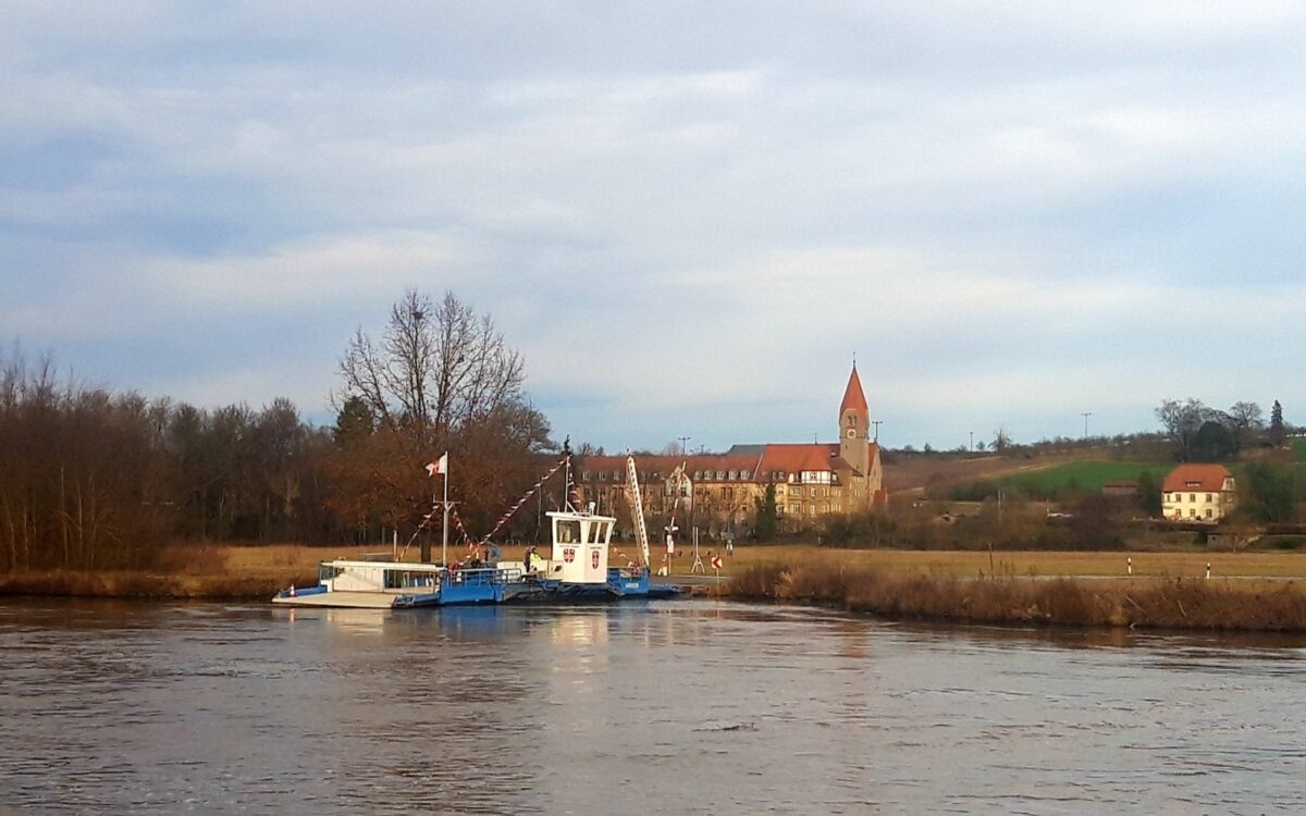 Die Mainfähre in Wipfeld Die Mainfähre in Wipfeld