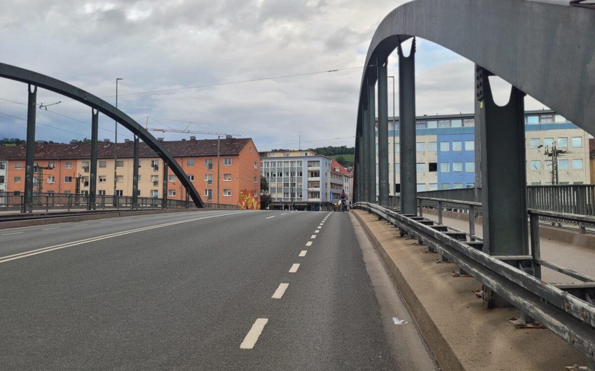 Der Blick von der Grombühlbrücke in Richtung Grombühl Der Blick von der Grombühlbrücke in Richtung Grombühl