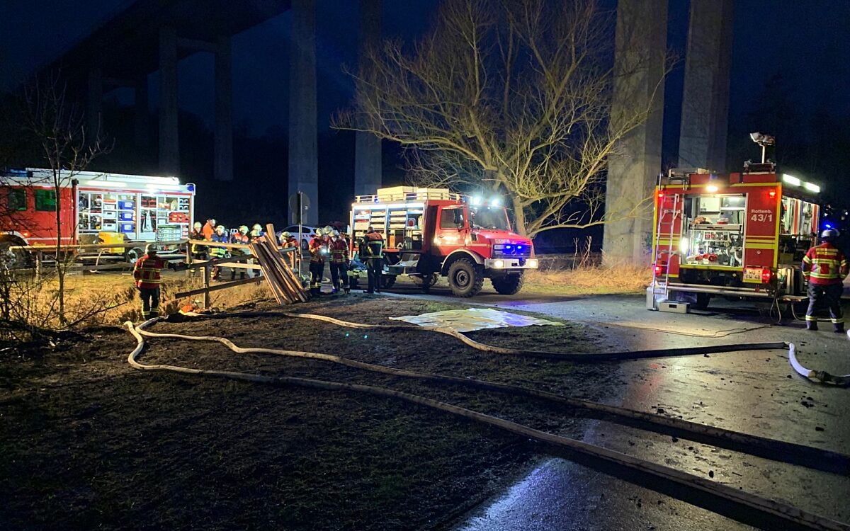 Guelleaustritt fuchsstadt feuerwehr im einsatz Guelleaustritt fuchsstadt feuerwehr im einsatz