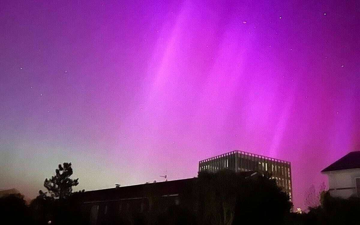 Ein Polarlicht über der Region Ein Polarlicht über der Region