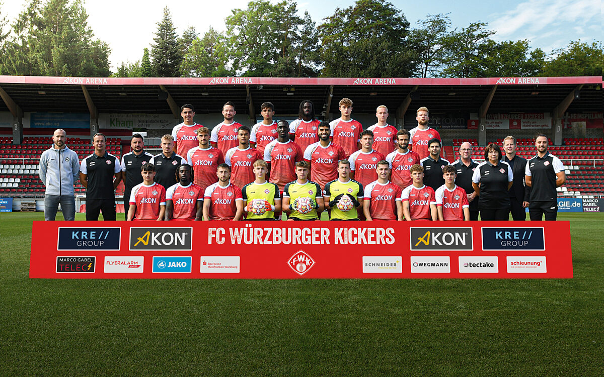Die Kickers-Mannschaft für die Saison 2025/2026 Die Kickers-Mannschaft für die Saison 2025/2026