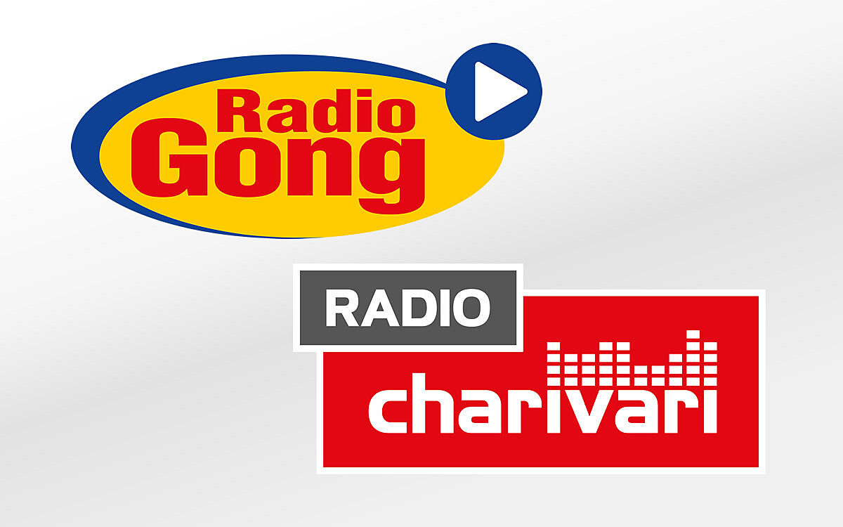 Die Logos 2024 der Funkhaus-Sender Radio Gong und Radio Charivari Die Logos 2024 der Funkhaus-Sender Radio Gong und Radio Charivari