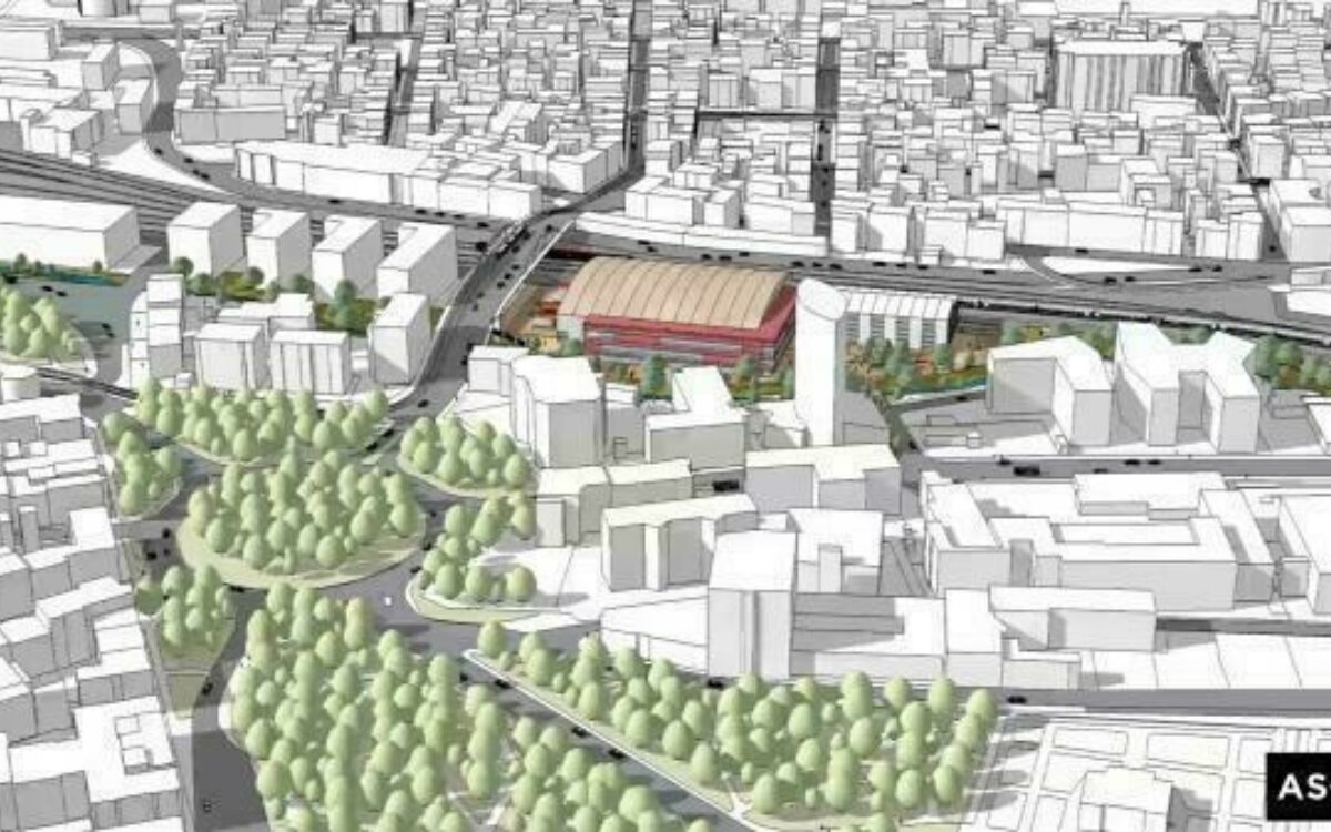 Eine Skizze der Multifunktionsarena Würzburg Eine Skizze der Multifunktionsarena Würzburg