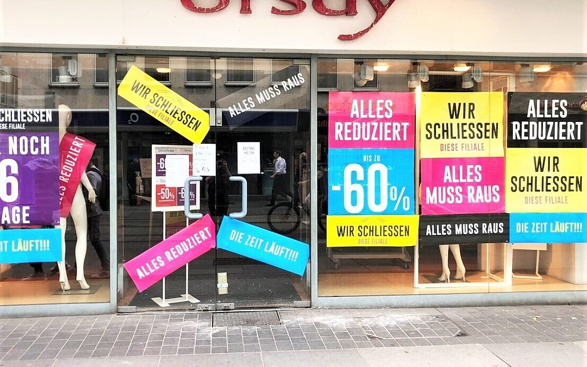 Die Orsay Filiale in Würzburg schließt Die Orsay Filiale in Würzburg schließt