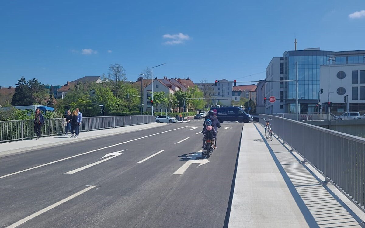 Die Silligmüllerbrücke ist offen Die Silligmüllerbrücke ist offen