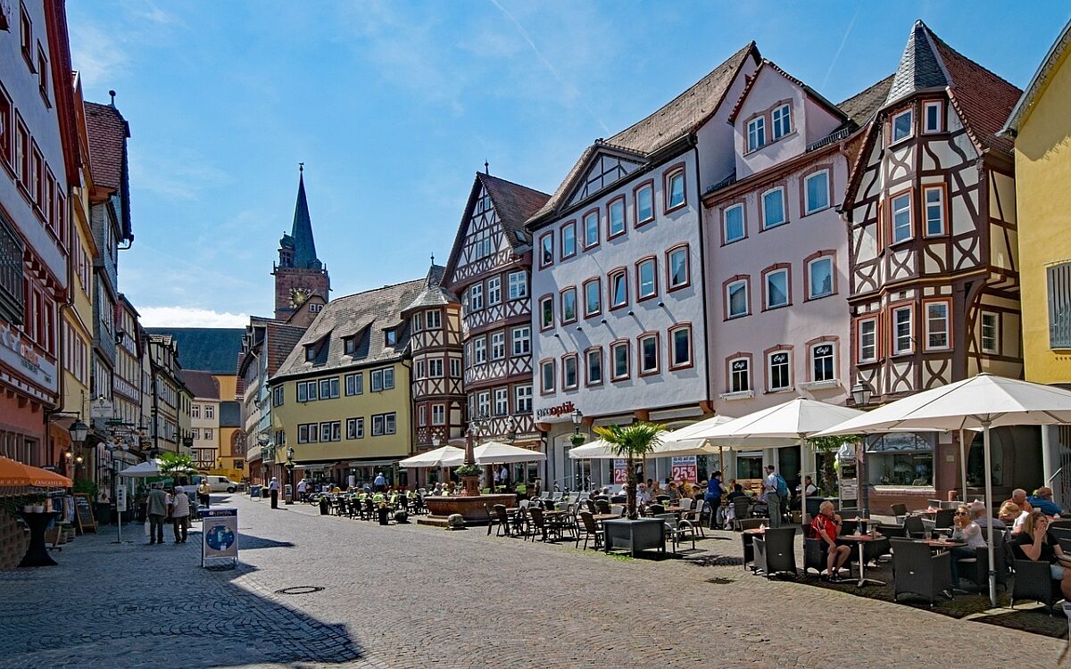 Die Innenstadt von Wertheim Die Innenstadt von Wertheim