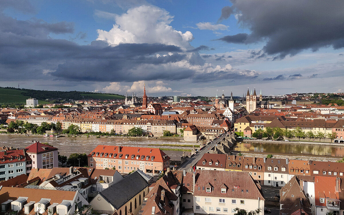 Würzburg Blick von oben Würzburg Blick von oben