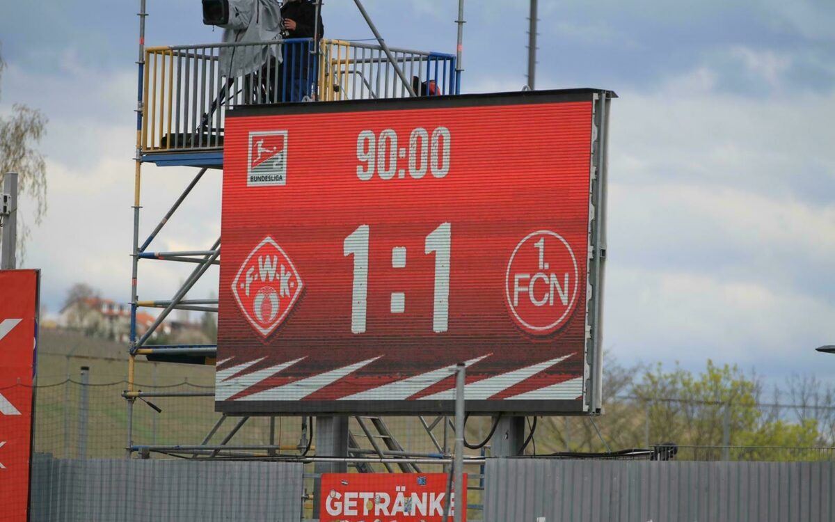 Wuerzburger kickers gegen nuernberg endstand anzeigetafel Wuerzburger kickers gegen nuernberg endstand anzeigetafel