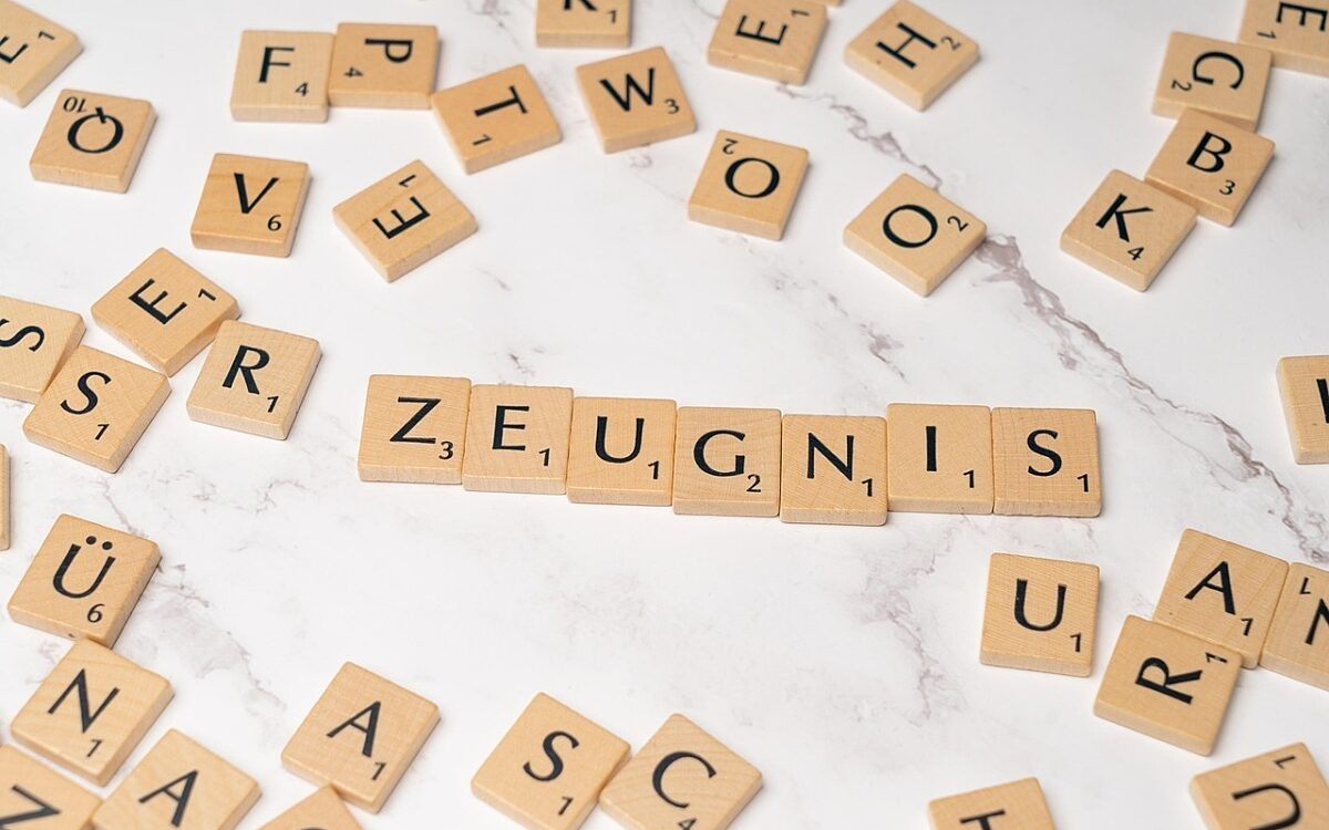 Zeugnis Zeugnis