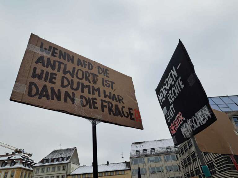 Würzburg Demo gegen Rechts in der… Radio Charivari Würzburg